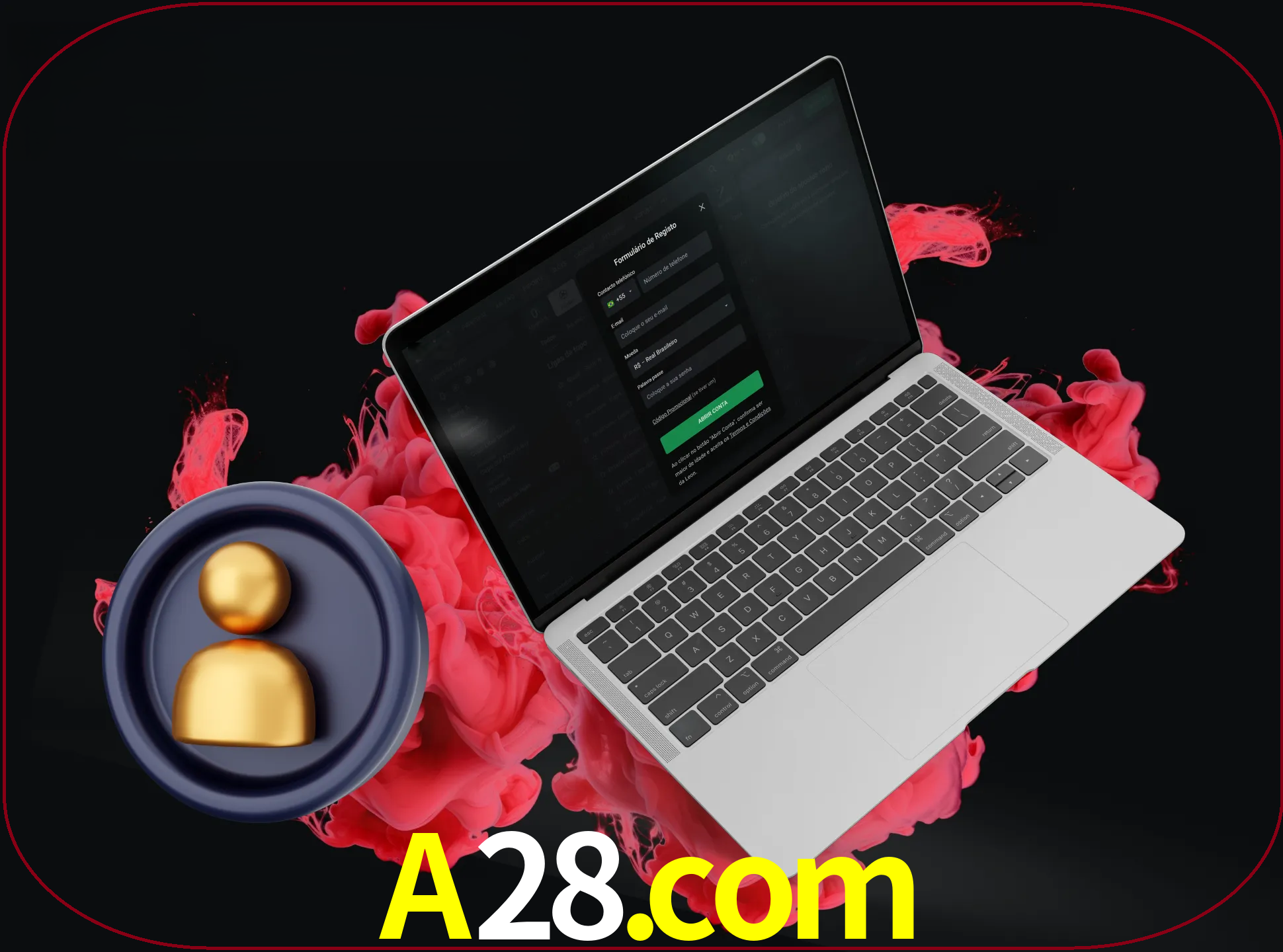 No cabeçalho do site a28, clique no botão que o levará a um formulário especial onde terá de introduzir as suas informações actuais.